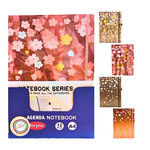 Cuaderno A4 Notebook Flores 80Hj Rayado 26950